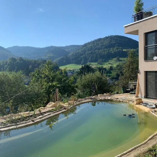 Chez Svanette B&B Villa Sonnglück, hotel v destinaci Zullwil