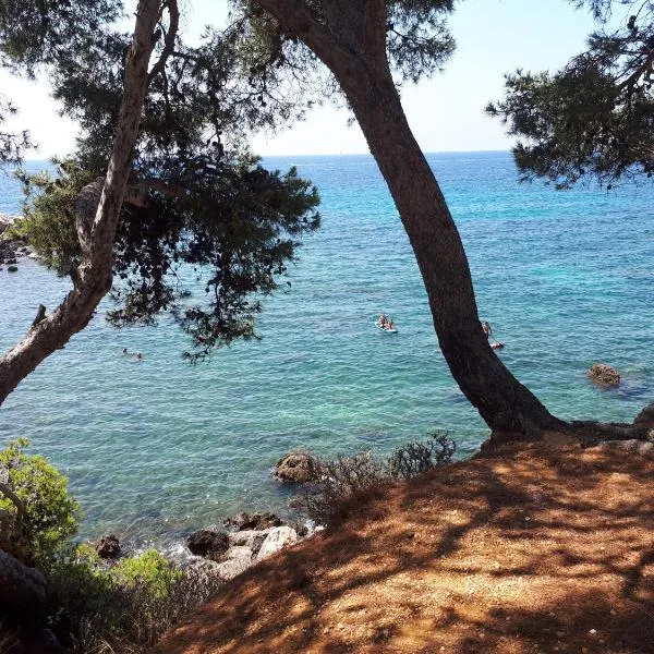Bandol, T3, les pieds dans l'eau, presqu'île du Capelan, hotel in Bandol