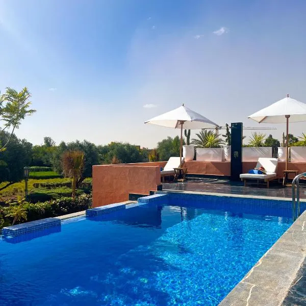 Villetta Rossa, Amelkis Golf., hotel in Marrakech