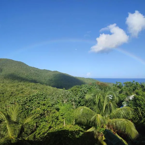 Villa vue de rêve mer & forêt primaire, khách sạn ở Les Trois-Îlets