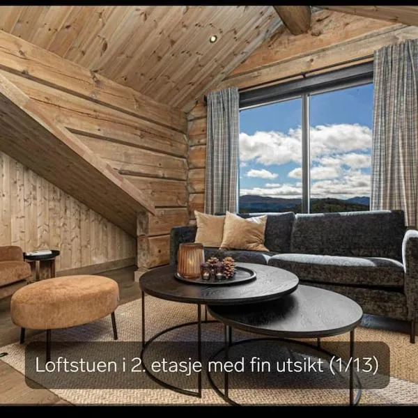 Flott moderne hytte i Holterdalen, 4 soverom, 2 bad, Jacuzzi, garasje, hotel in Rauland
