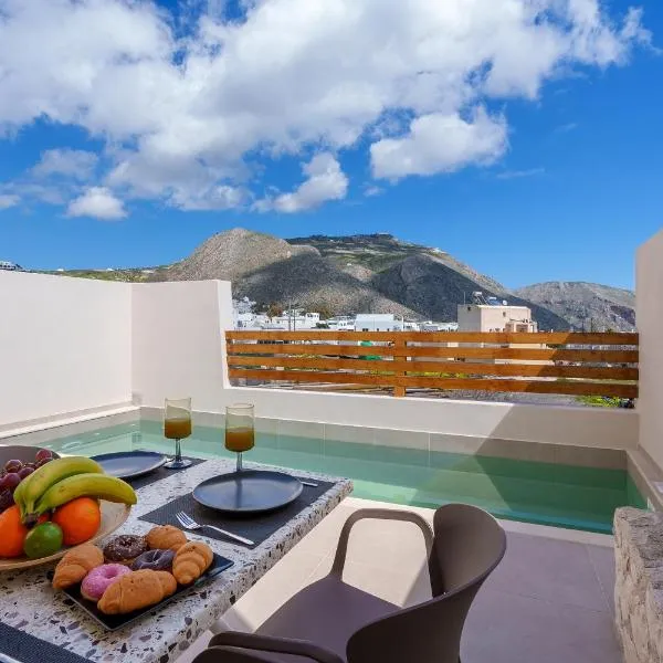 Sugarwhite Suites with Private not Heated Pool, hótel í Emporio