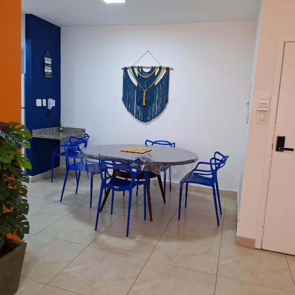 Apartamento Guarujá Enseada Caravela - próximo da praia - com ar condicionado e vaga para carro - Foto 4
