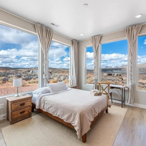 Page Arizona border town- Grand Serenity room with Mesa Views, hotel v destinaci Big Water