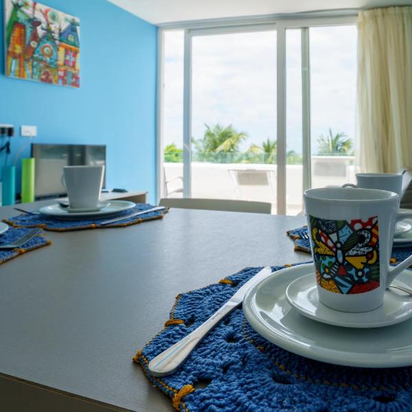 Flat beira-mar em Carneiros, 2 quartos, vista incrível, piscina - Foto 4