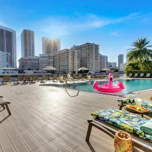 Beachwalk Studio Amazing View Pininfarina Design, hotel v destinaci Hallandale Beach