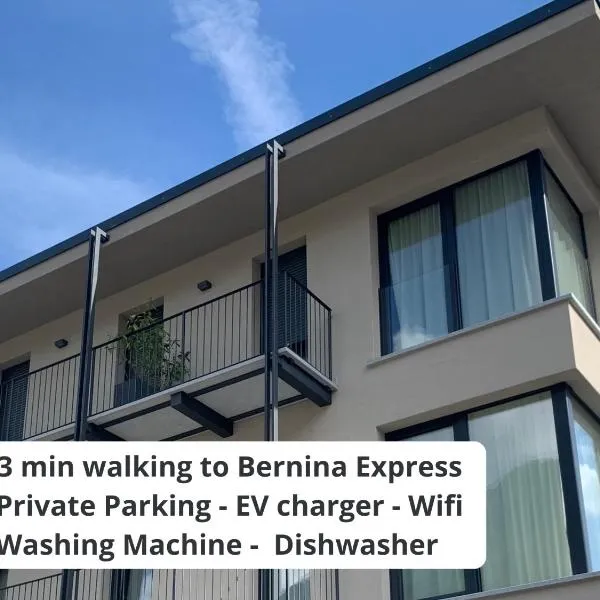 Bernina Suites - vicino al Bernina Express, hotel v destinaci Tirano