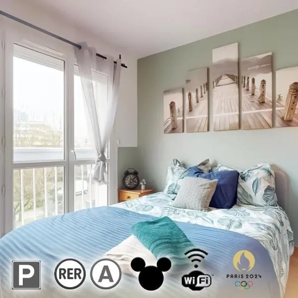 Proche Disney & Paris-2 min gare: Noisy-le-Grand şehrinde bir otel