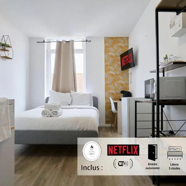 NG SuiteHome l Lille l Roubaix Gare l Cassel - Netflix - Wifi، فندق في روبيه