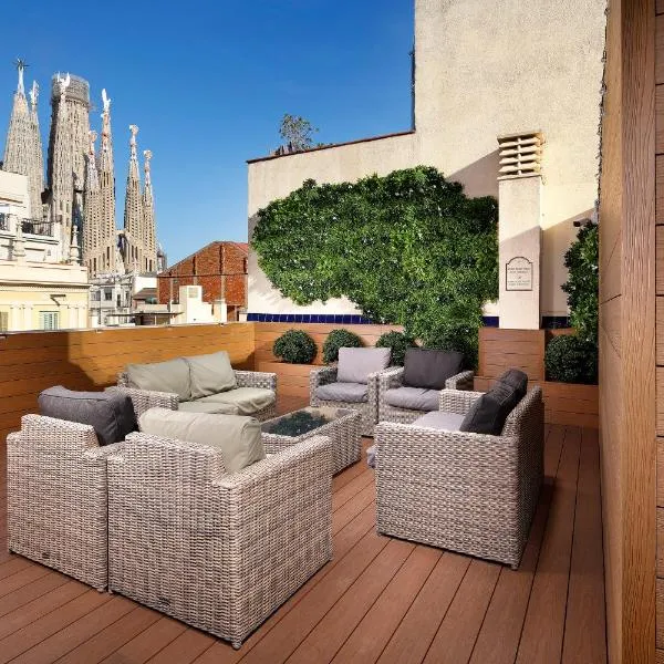 Apartaments-Hotel Hispanos 7 Suiza, hotel v destinaci Barcelona