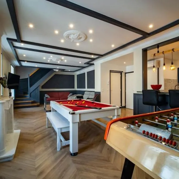 Duplex Jeanne d'Arc Billard Baby en option Escape Game Logements Insolites, khách sạn ở Nancy