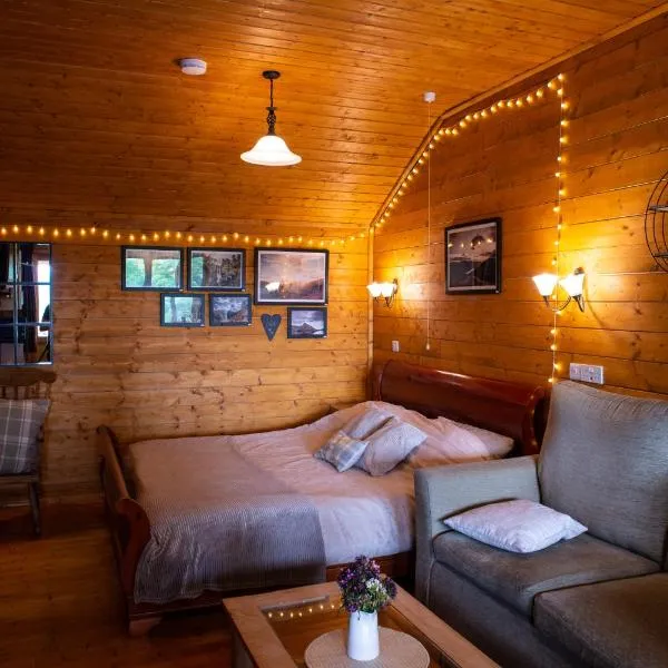 Cherry Cabin - Little Log Cabin in Wales, מלון במונטגומרי