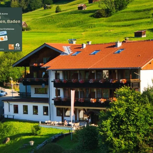 Alpenhotel Sonneck - mit Bergbahnticket, hotel in Rettenberg