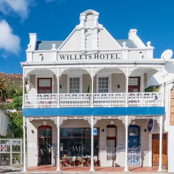 Willets Hotel in the heart of Simon's Town, hotel in Rocklands