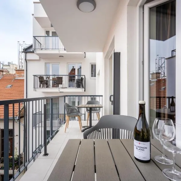 Rose Garden Residence - Boutique Apartments in City Center, hotell i Budapest