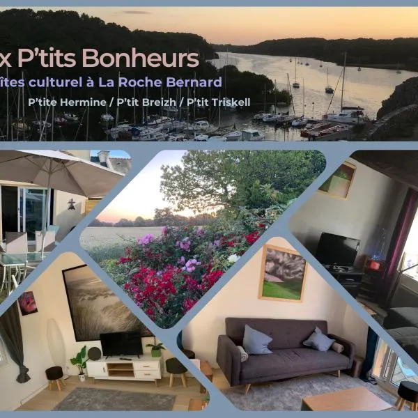 Aux petits bonheurs, Gîtes culturel à la Roche Bernard – hotel w mieście Férel