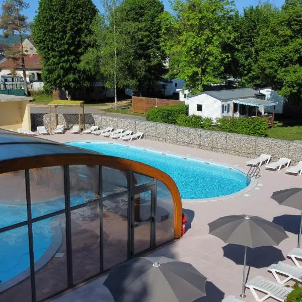camping les pêcheurs, hôtel à Pont-de-Poitte