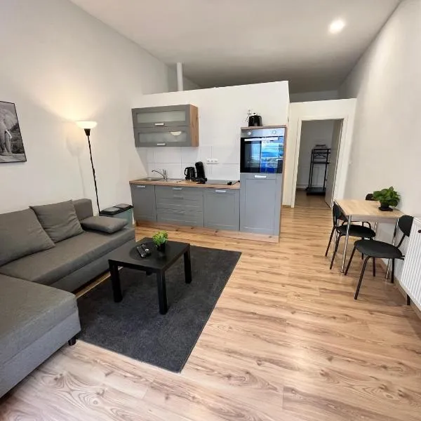 Apartment Central 10B 40qm Wi-Fi free Parking calm back house, Hotel in Dortmund