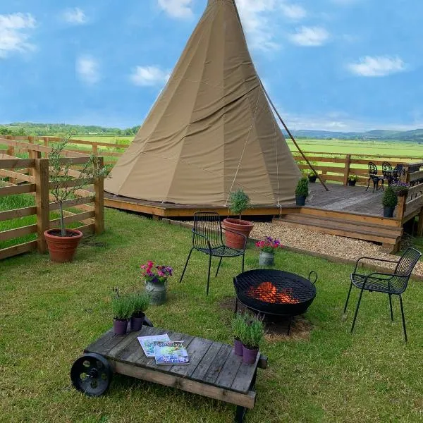 Burtree Country House and Retreats Tipi, hotell i Brafferton