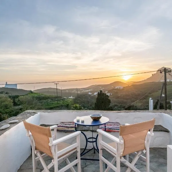 Tinos Sunset Villa, хотел в Kékhros