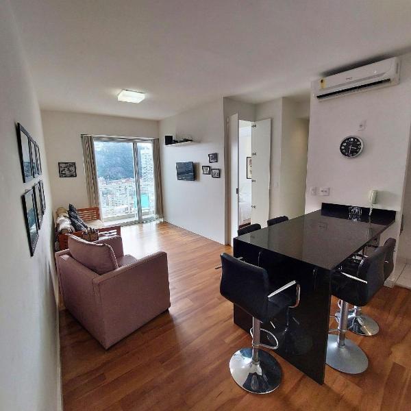 Book Santos Unlimited 1709 - Apartamento Clean com Vista Mar