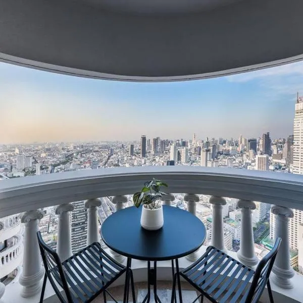Iconic skyline, Big apartment, Great location, hotell i Bangkok