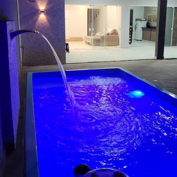 Mar Doce Lar Casa na praia de guaratuba com piscina e ar condicionado - Foto 3