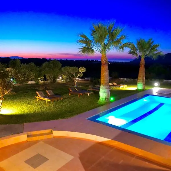 Villa Thamyris, hotell i Kalórrouma