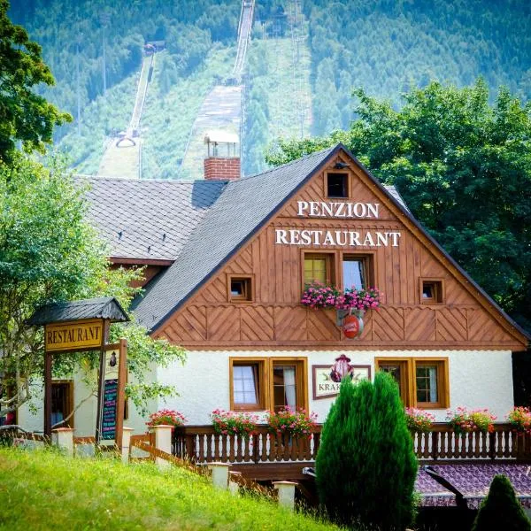 Pension & Restaurant Krakonoš, hótel í Harrachov
