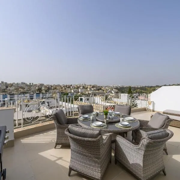 Breathtaking Penthouse Crimson Court B, hotel v mestu Is-Swieqi