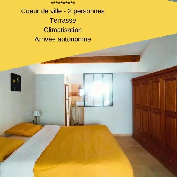 Studio en plein coeur du village, hotell i Beaumes-de-Venise