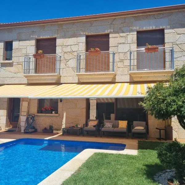 Chalet Os castaños, hotell sihtkohas Caldas de Reis