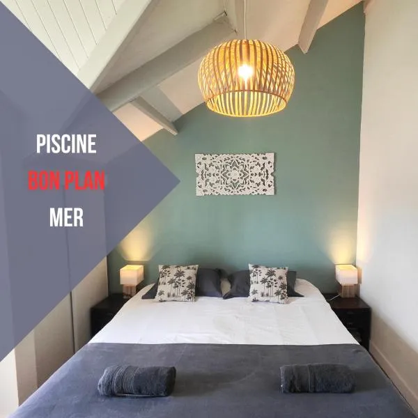 Paradise Duplex avec piscine et accés Plage, hotel en Le Gosier