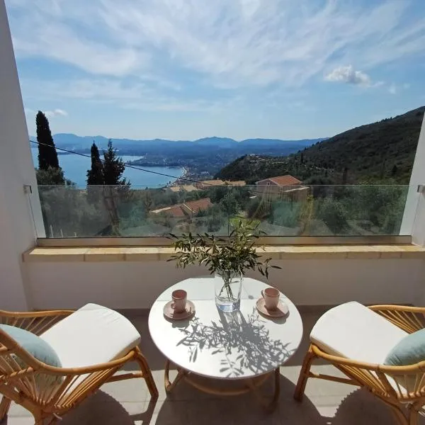 Villa Filothea with Jacuzzi and sea view, hotel em Spartýlas