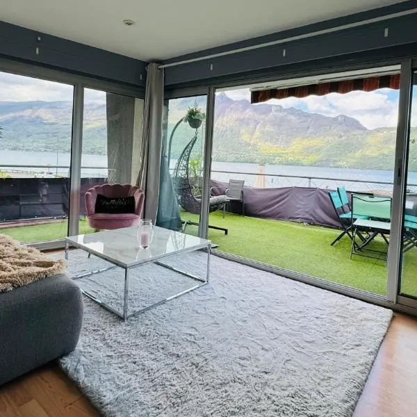 Superbe Appartement avec vue sur le Lac du Bourget, hotel em Tresserves