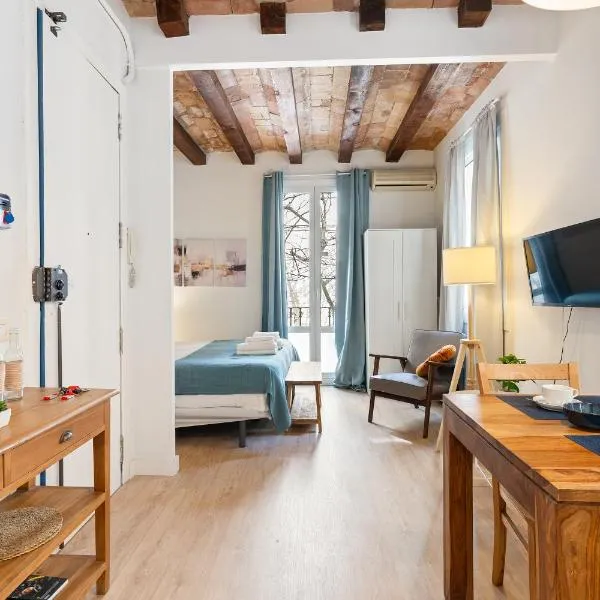Lodging Apartments Beach Studio P1, hotel i Barcelona