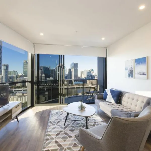 Central Location 1BR APT w City view South BNE, hotel in Brisbane