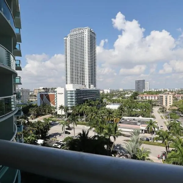 Komffy Home w-2 Queen Beds intercoastal View at Tides, hotel en Hollywood