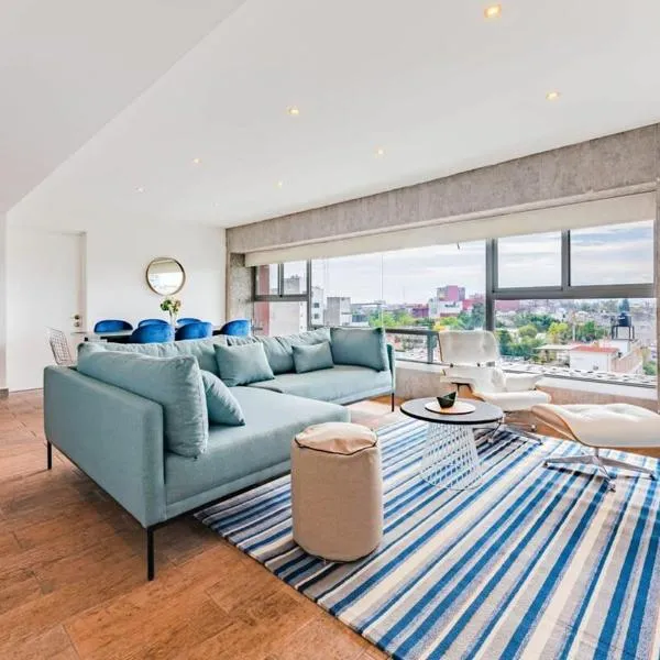 Family friendly Roma Condo 247 Security Parking, hotell i Mexico City