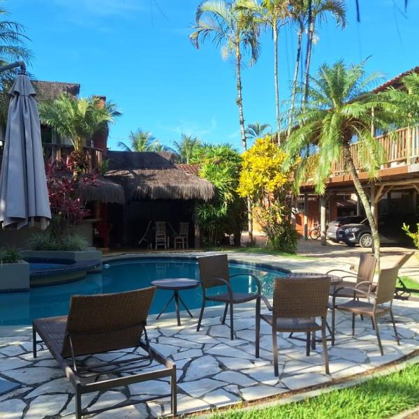 North Shore Maresias - Condominio -2 quadras da praia - Casas de 2 quartos - 80 m2 -2 banheiros -piscina sauna - estacion-churrasq privativa -wifi animais de peq porte roupa de cama e banho - Foto 4
