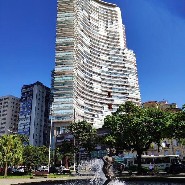Book Santos Apartamentos no Unlimited Ocean Front Pertinho do mar