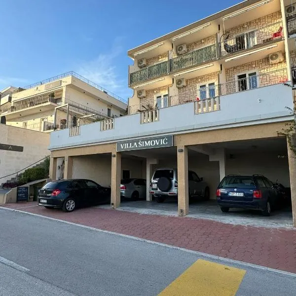 Villa Šimović, hotel Baška Vodában