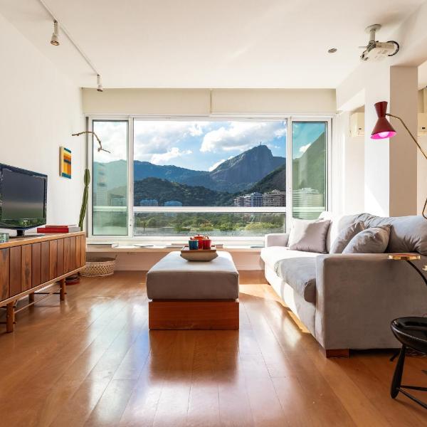 Unhotel - Home Office Loft Vista para Lagoa e Cristo Redentor