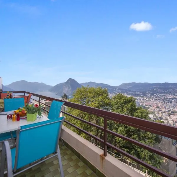 Aldesago Panoramica - Happy Rentals, hotel v destinaci Aldesago