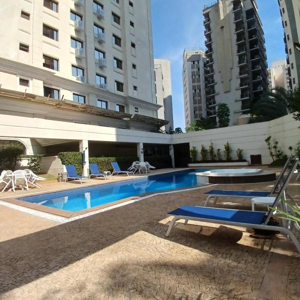 2905 Flat Completo em Hotel 4 estrelas no Jardins! Com piscina, Jacuzzi, Sauna e academia! - Foto 4