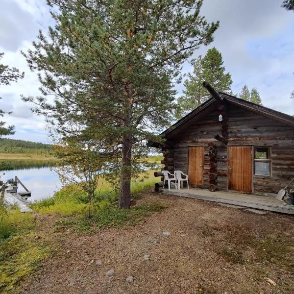 Lakeside Cabin Hukkajärvi no electricity no running water, hotel in Karesuvanto