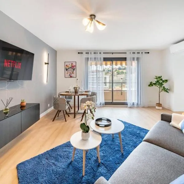 보솔레이에 위치한 호텔 Monte Carlo Monaco Border, Swimming Pool, Parking, See View, Terrace