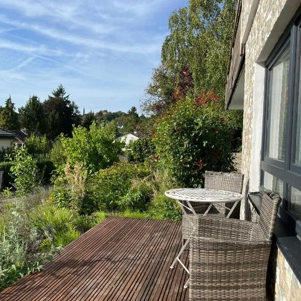 Moderne Ferienwohnung in Dilsberg, hotel v destinaci Neckargemünd