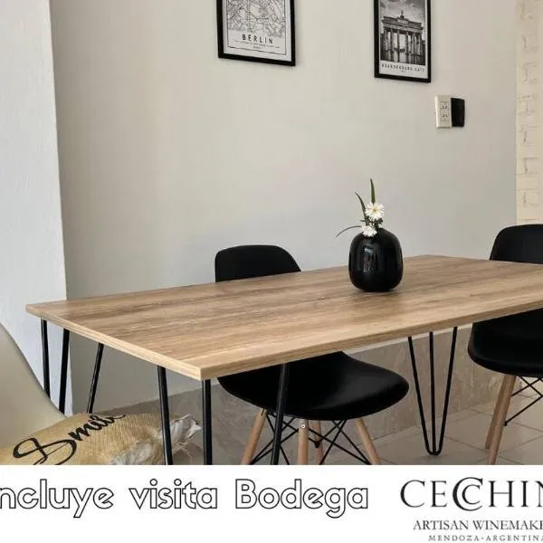 Ruta del vino Piscina, Parrilla, Bici, hotel in Maipú