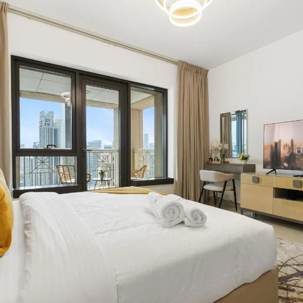 Luxury Studio, 29 Boulevard near Burj Khalifa Downtown - Chalet Homes, hotel v Dubaji